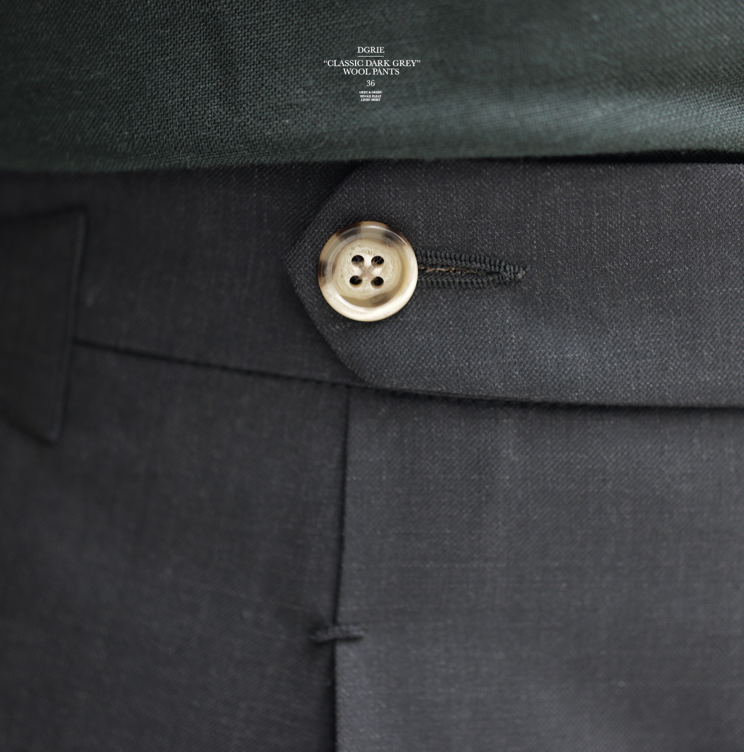 dgrie pants 36 classic dark grey dgrie 3