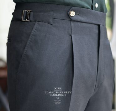 DGRIE PANTS 36: CLASSIC DARK GREY ตัดกางเกงวินเทจ สีเทา 15 dgrie pants 36 classic dark grey dgrie 9
