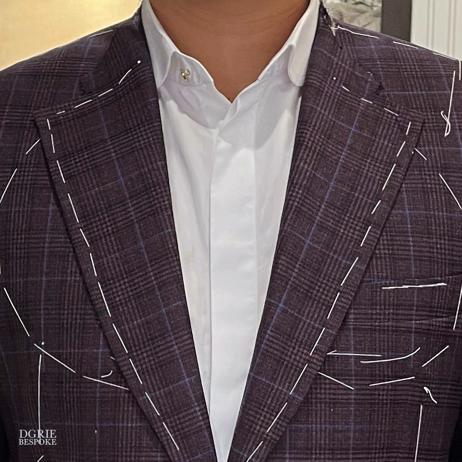 fitting red wine prince of wales jacket dgrie