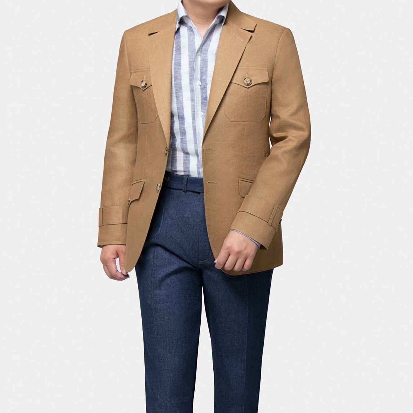 vintage safari khaki jacket dgrie 6