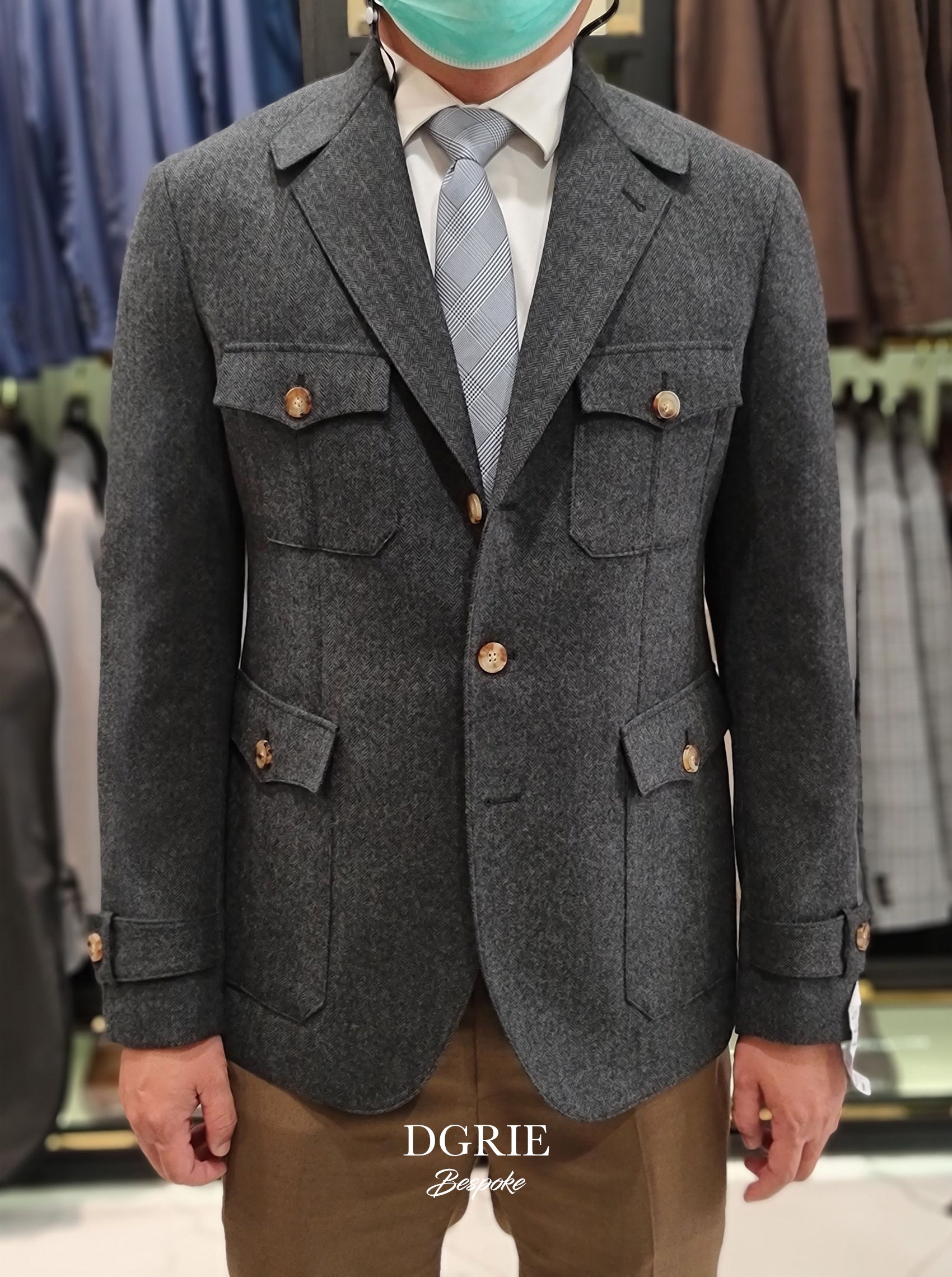 bespoke flannel vintage safari dgrie 3