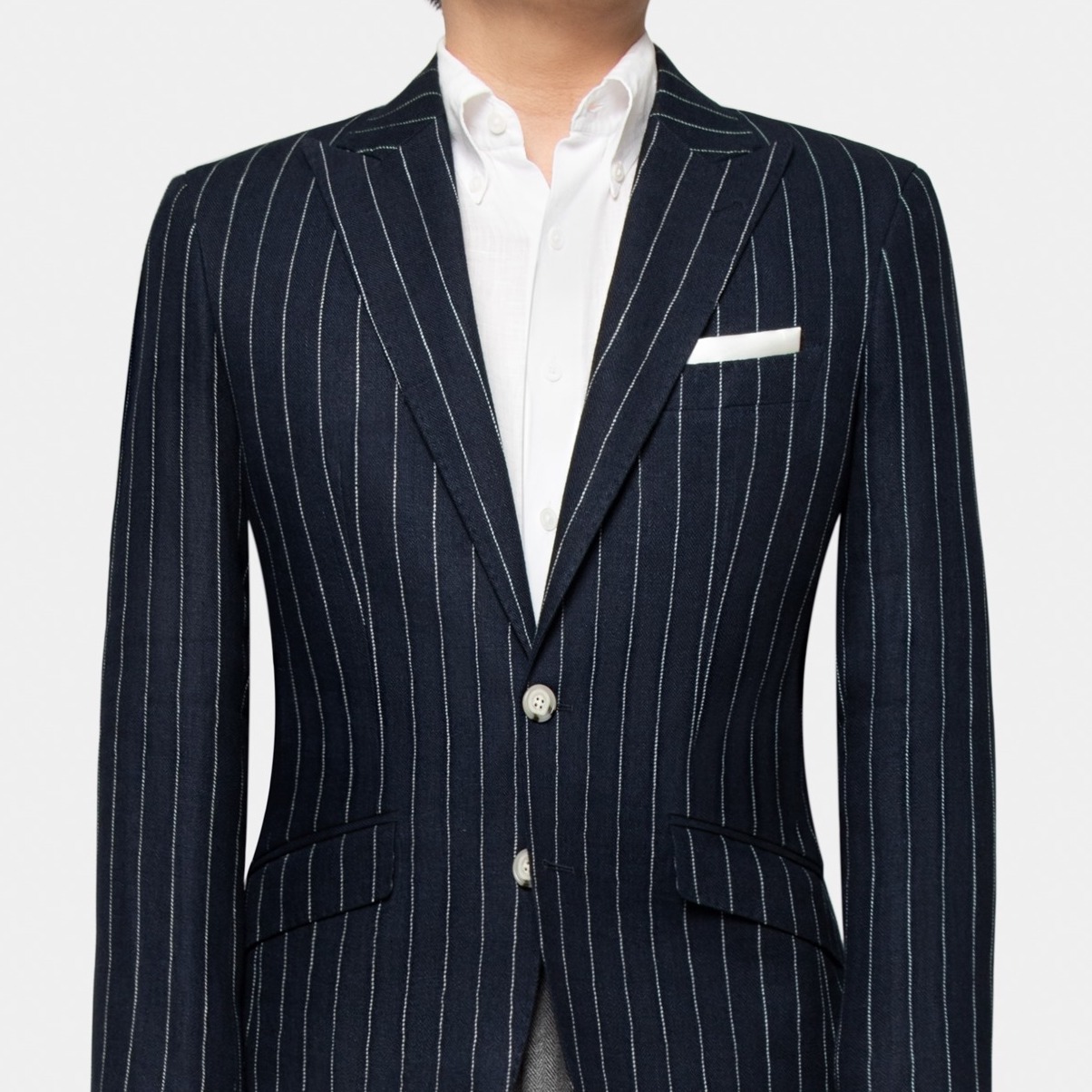 dgrie navy blue pistripe herringbone dgrie 7