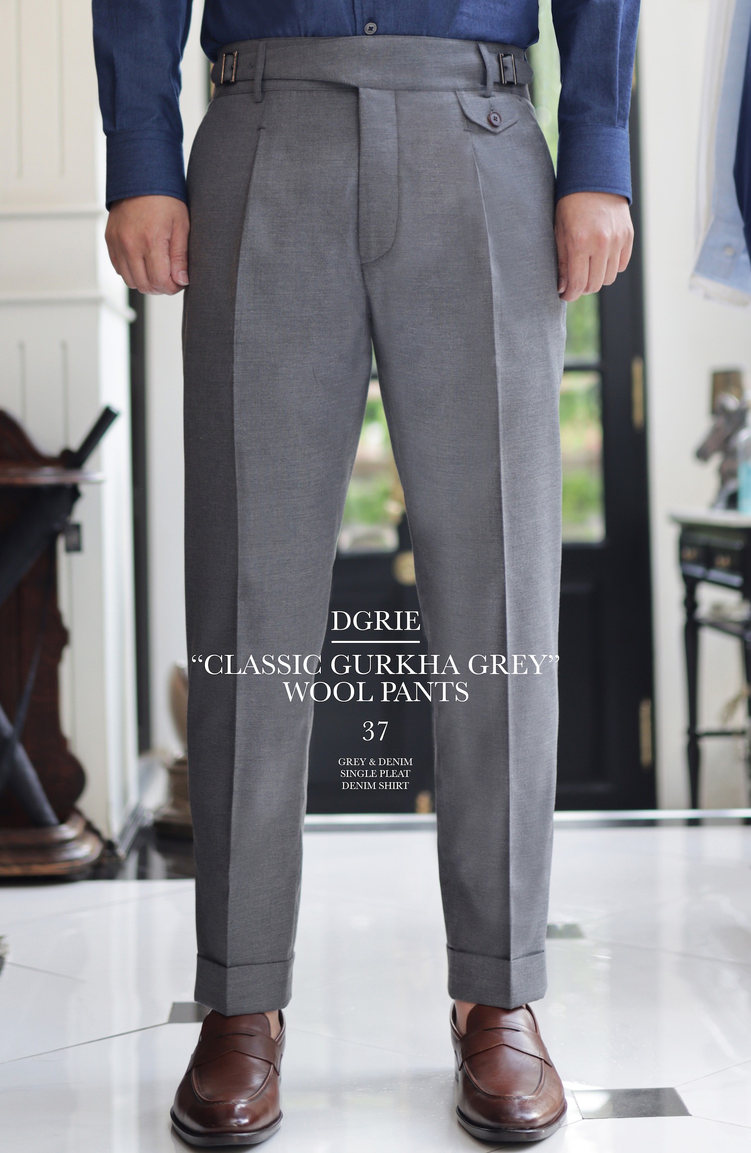 dgrie pants 37 gurkha grey pants dgrie 7 dgrie pants 37 gurkha grey pants dgrie 7