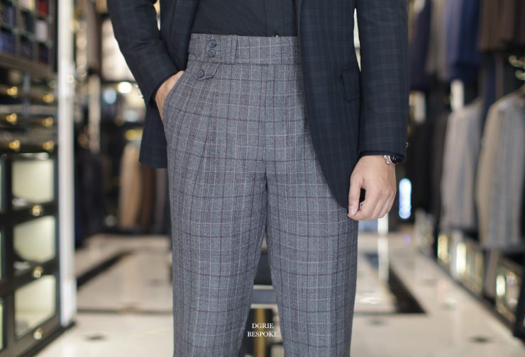 dgrie pants classic red prince of wales dgrie 2