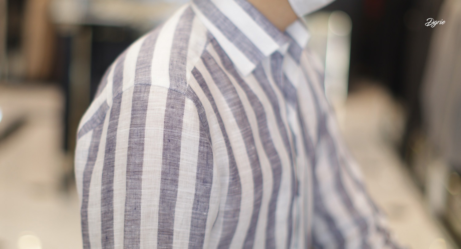 dgrie stripe one piece collar dgrie 1