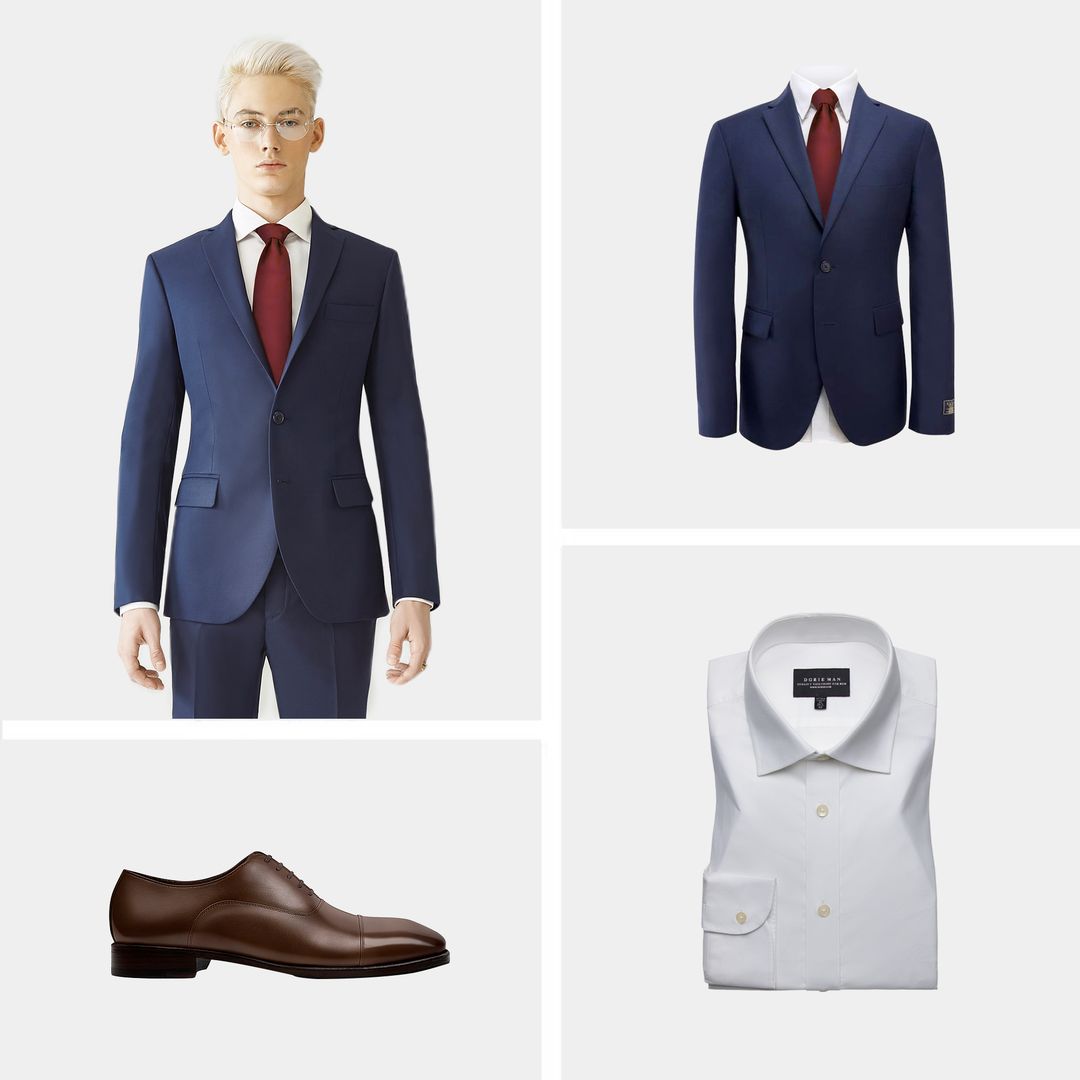 Dgrie Victory Navy Suits สูทสีกรมในสไตล์ทางการ ให้ลุคที่ดูสุภาพ น่าเชื่อถือ 1 dgrie victory navy dgrie