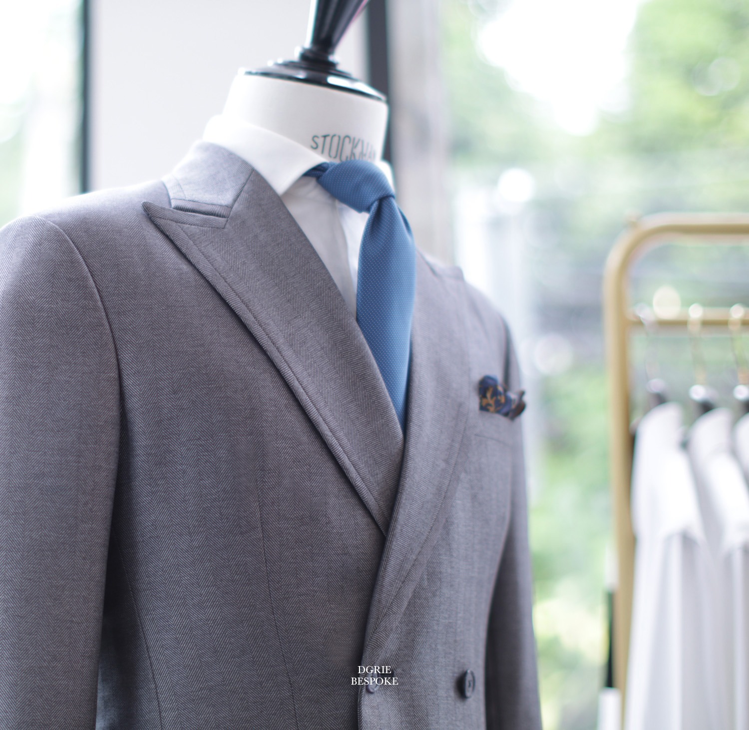 grey herringbone db suits dgrie 2