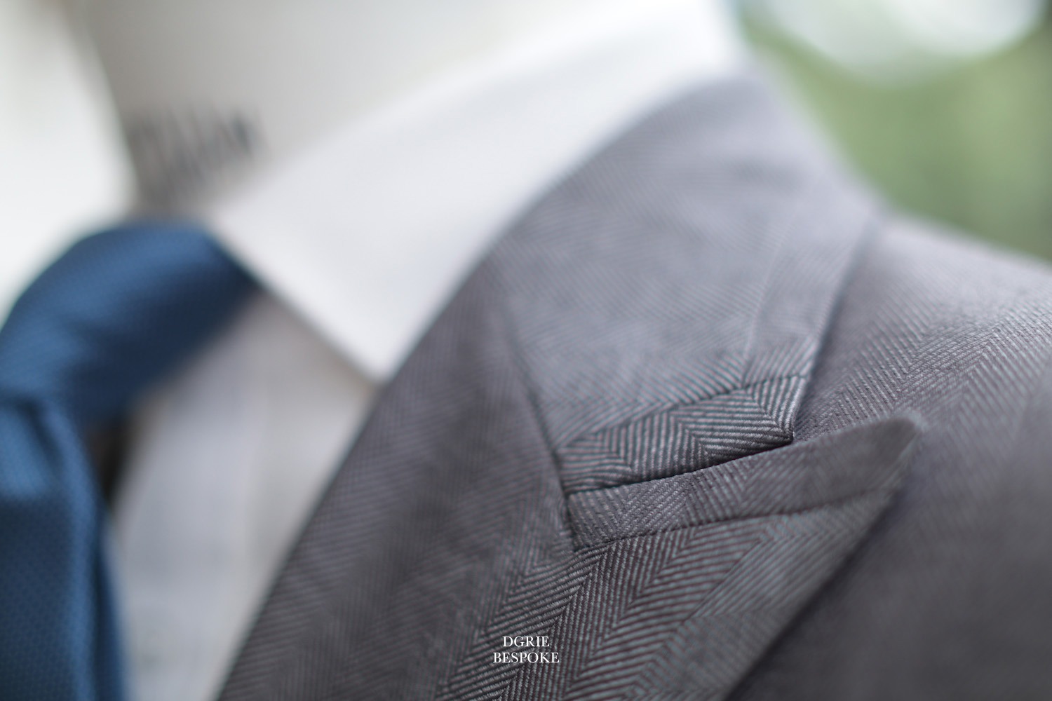 grey herringbone db suits dgrie 3