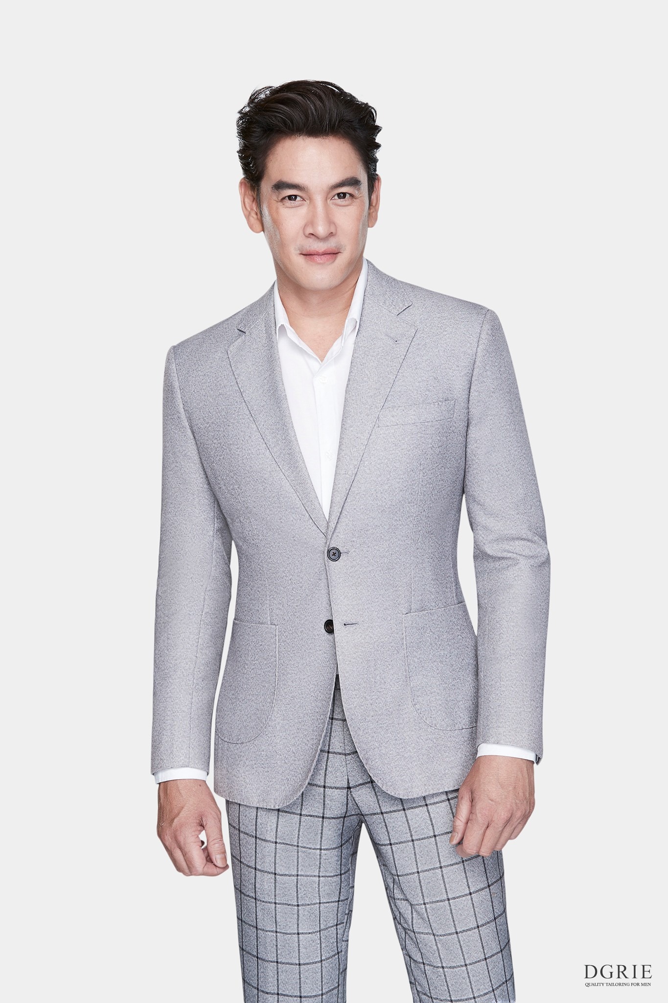 light grey windowpane suits dgrie 2