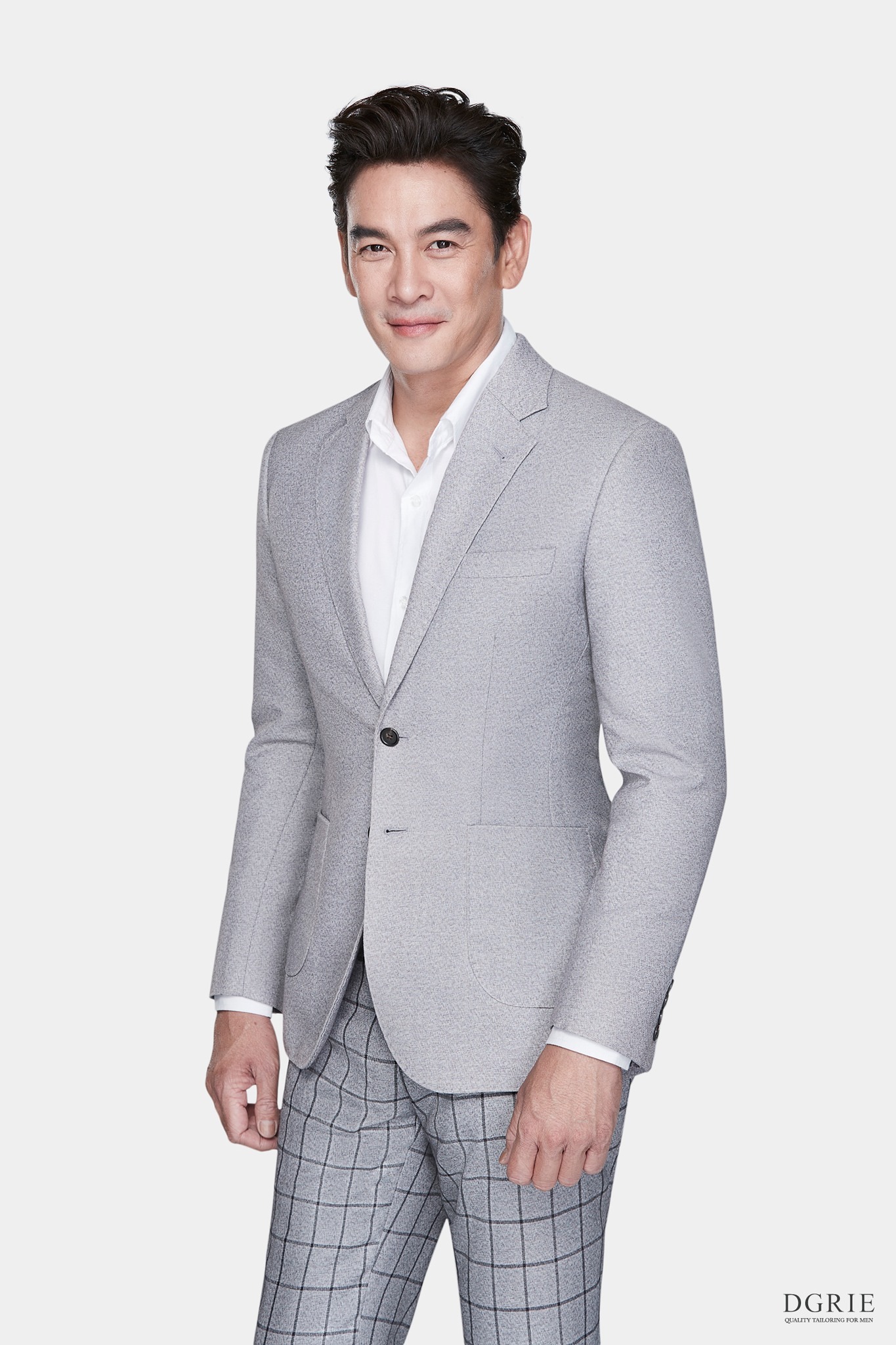 light grey windowpane suits dgrie 3