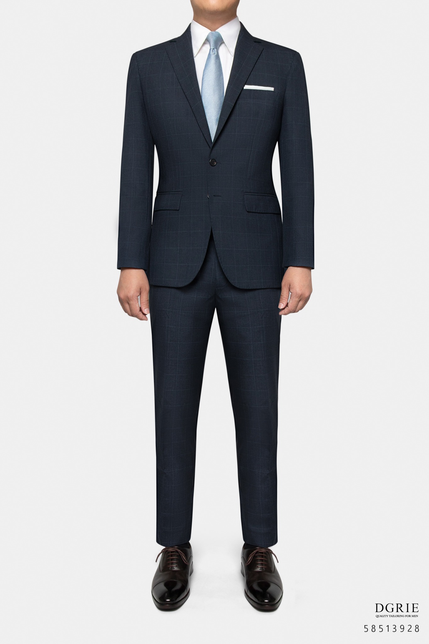 prince of wales navy blue jacket dgrie 1