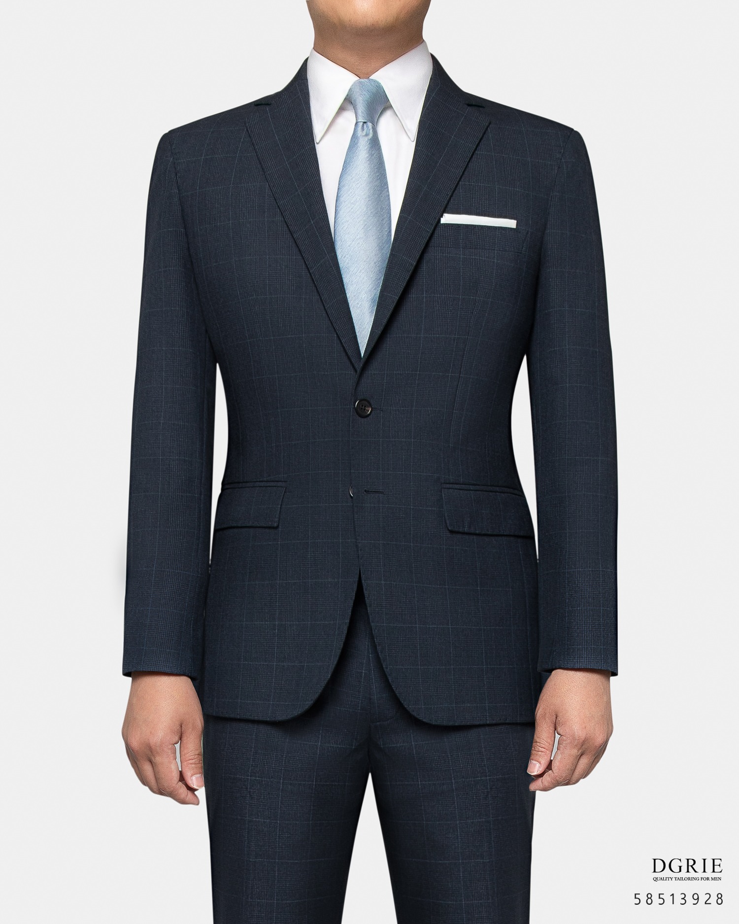 prince of wales navy blue jacket dgrie 3