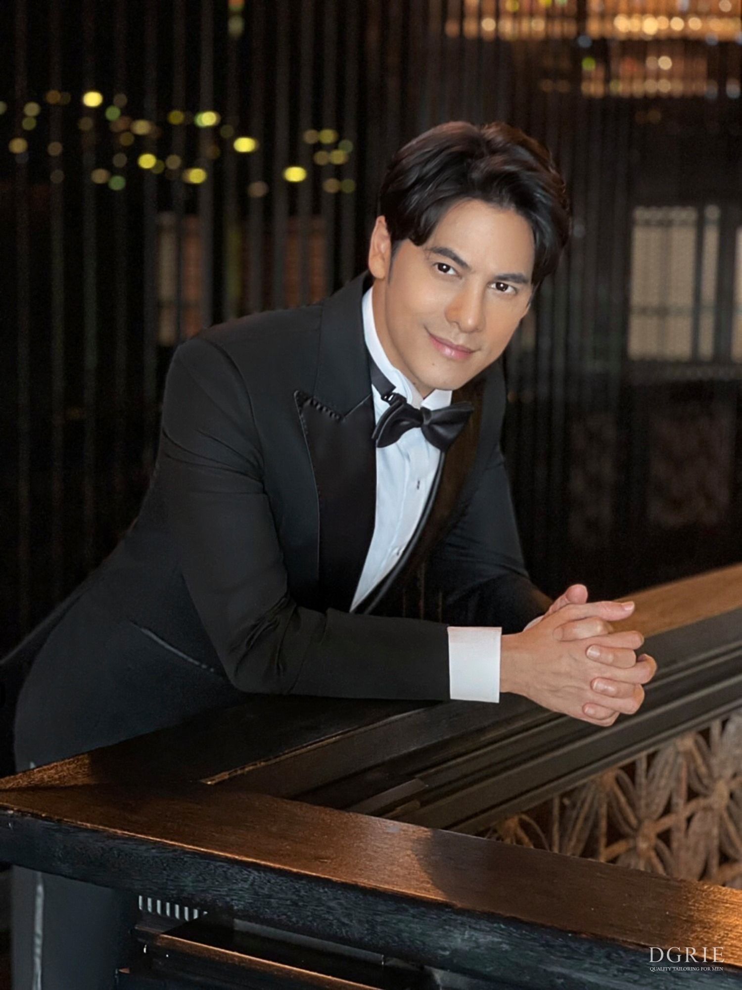 ultra slim black wool tuxedo siwat chotchaicharin dgrie 3