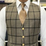 classic brown flannel vest dgrie 5