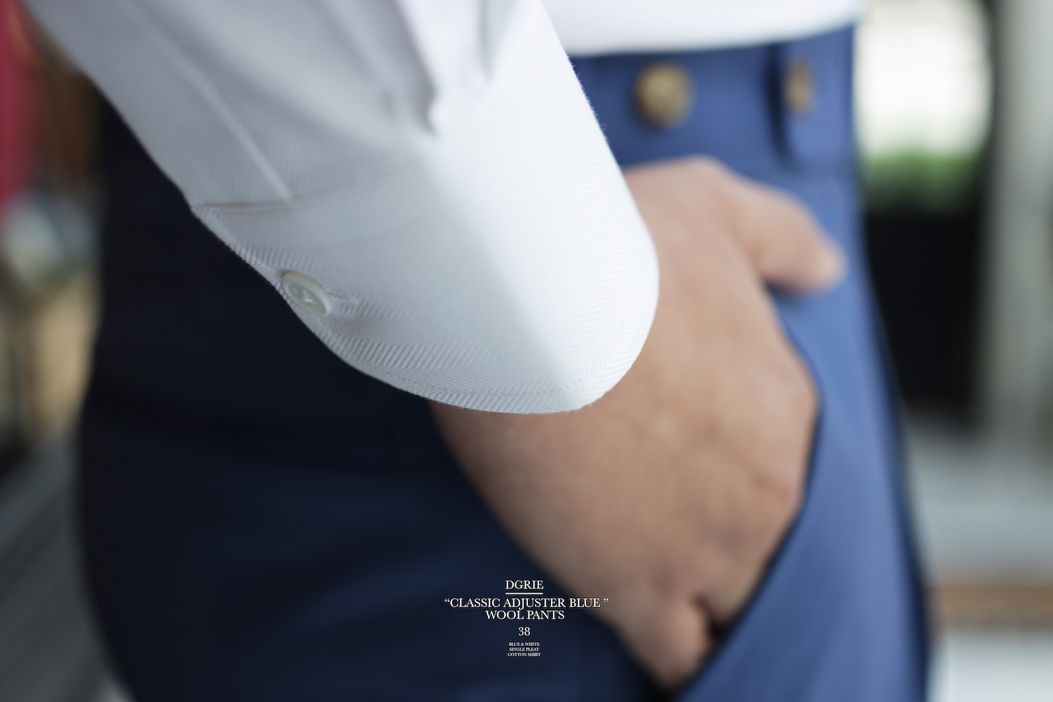dgrie pants 38 blue adjuster dgrie 3