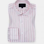 dgrie play pink pinstripe 2 ply cotton shirt dgrie