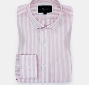 dgrie play pink pinstripe 2 ply cotton shirt dgrie