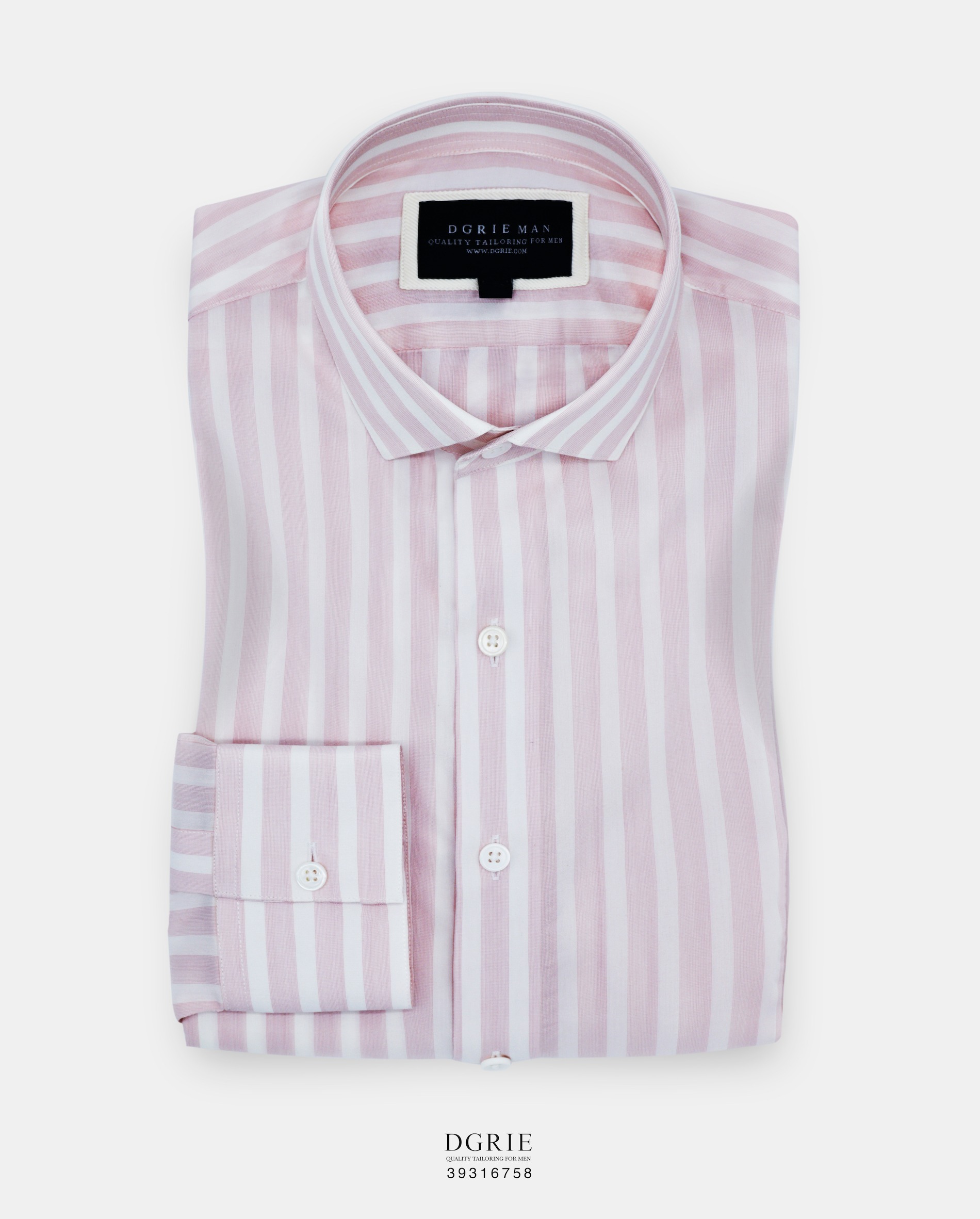 dgrie play pink pinstripe 2 ply cotton shirt dgrie