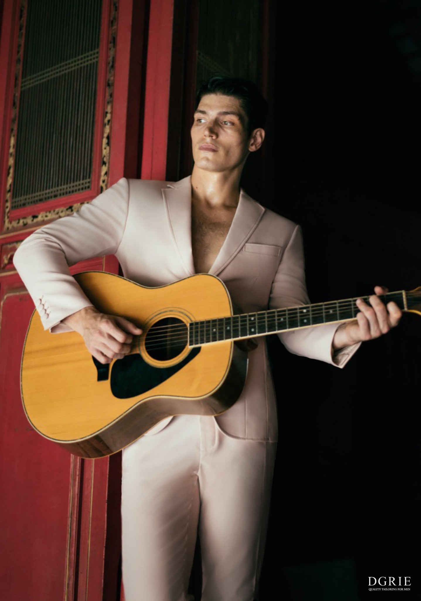 light pink suit magazine style dgrie dgrie 1