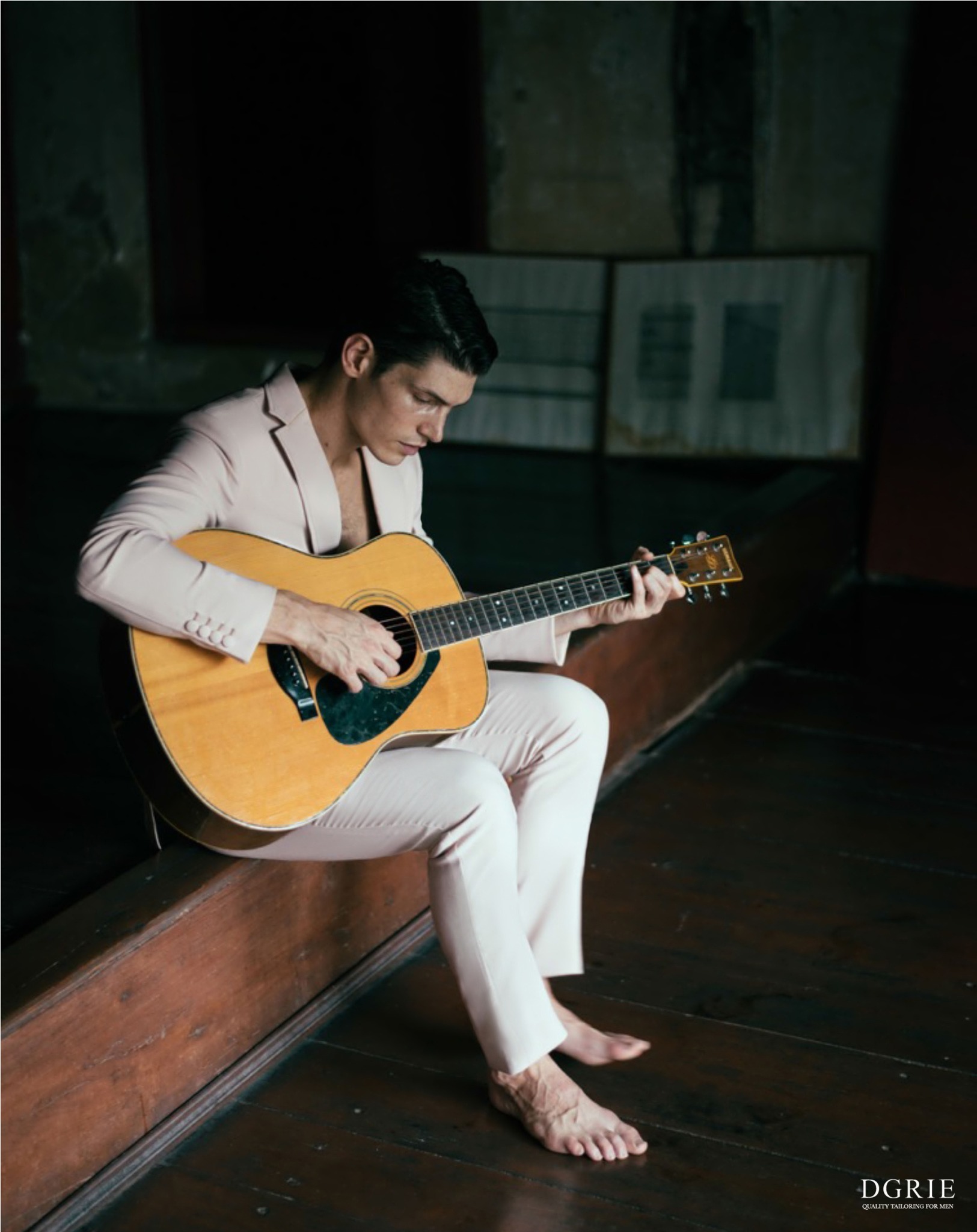 light pink suit magazine style dgrie dgrie