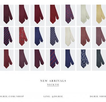 necktie navy red beige dgrie