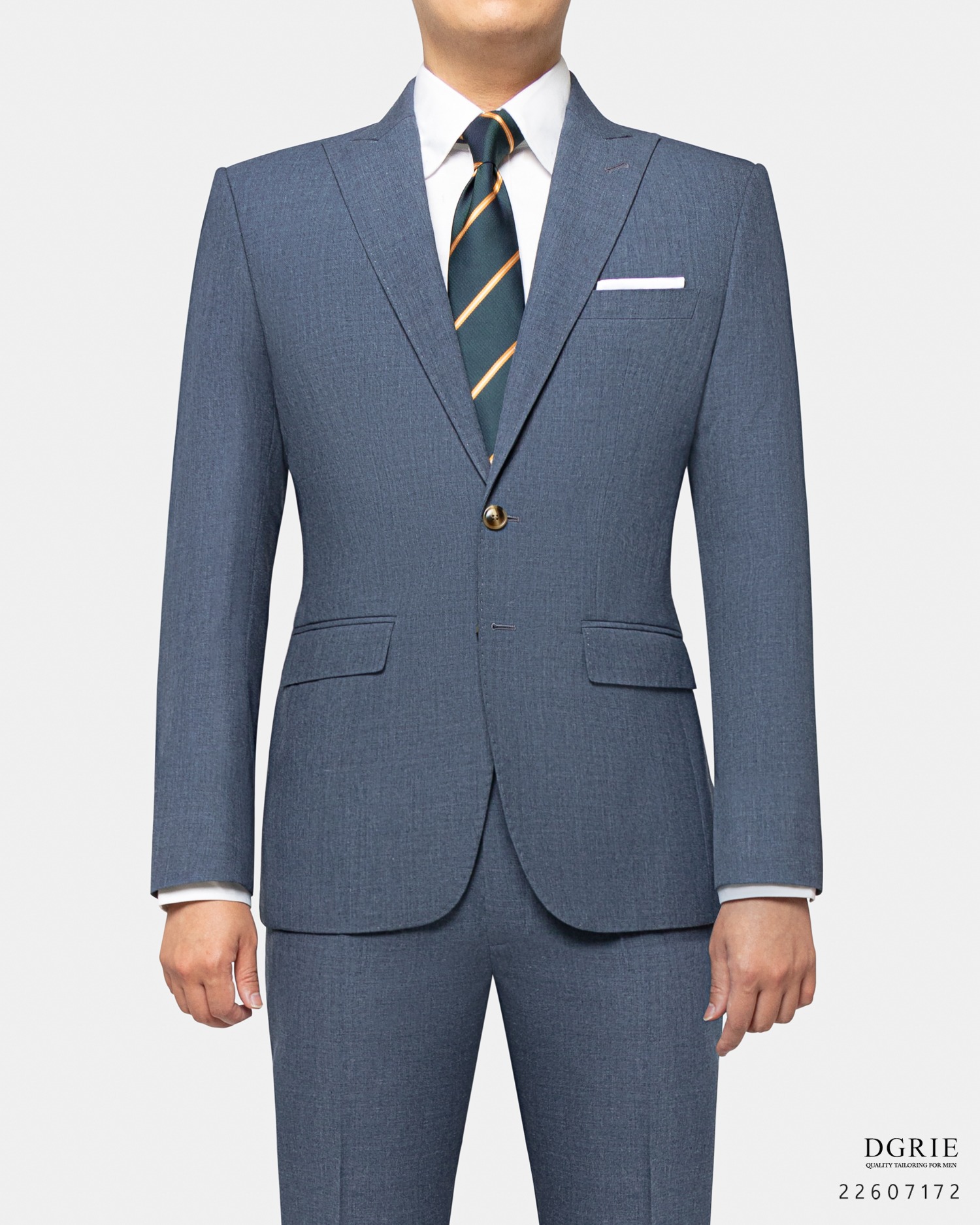 dgrie indigo blue half lining jacket suit dgrie 2