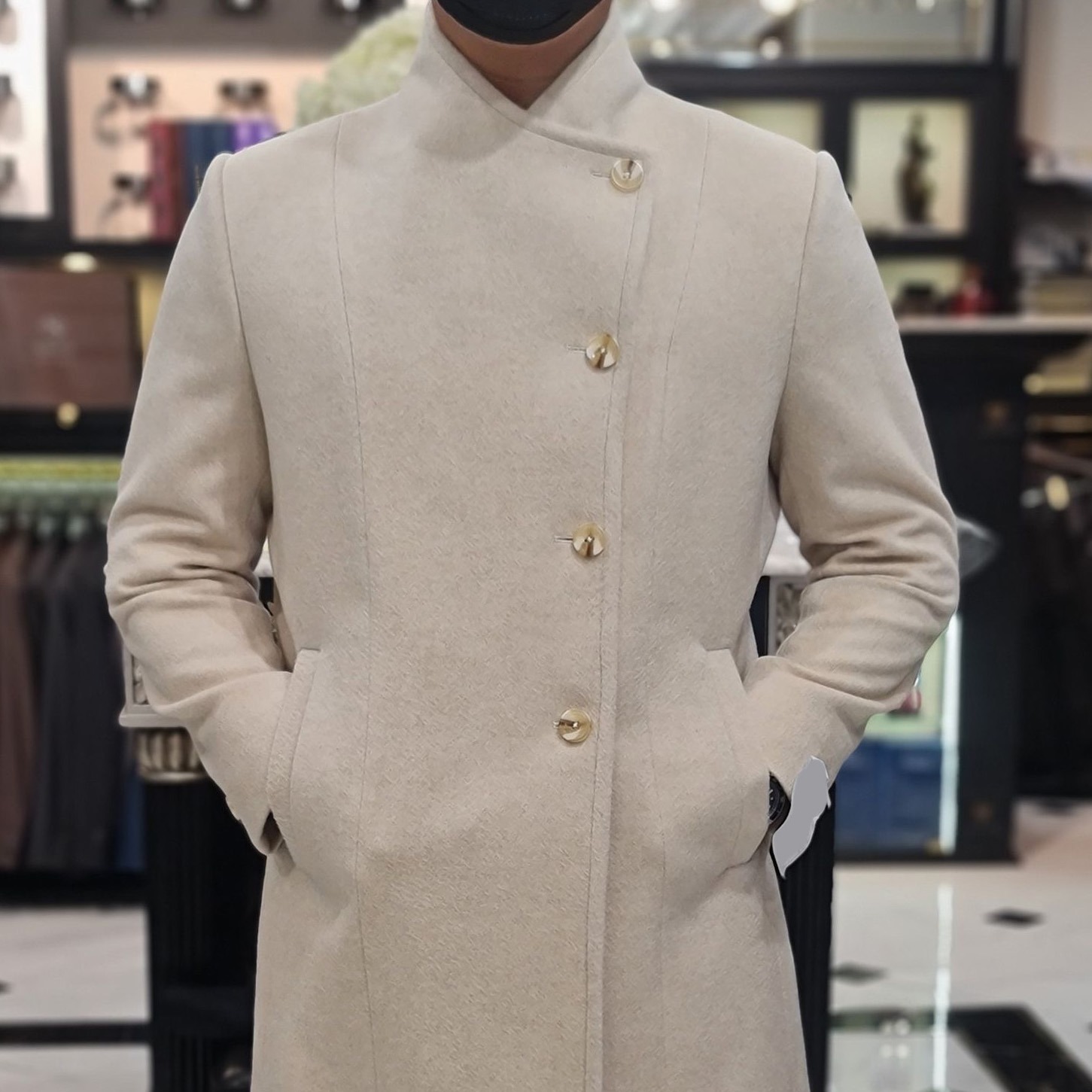 DGRIE OVERCOATS: ตัดเสื้อโค้ท 100% CASHMERE MADE IN ENGLAND 1 dgrie overcoats 100 cashmere made in england dgrie 4