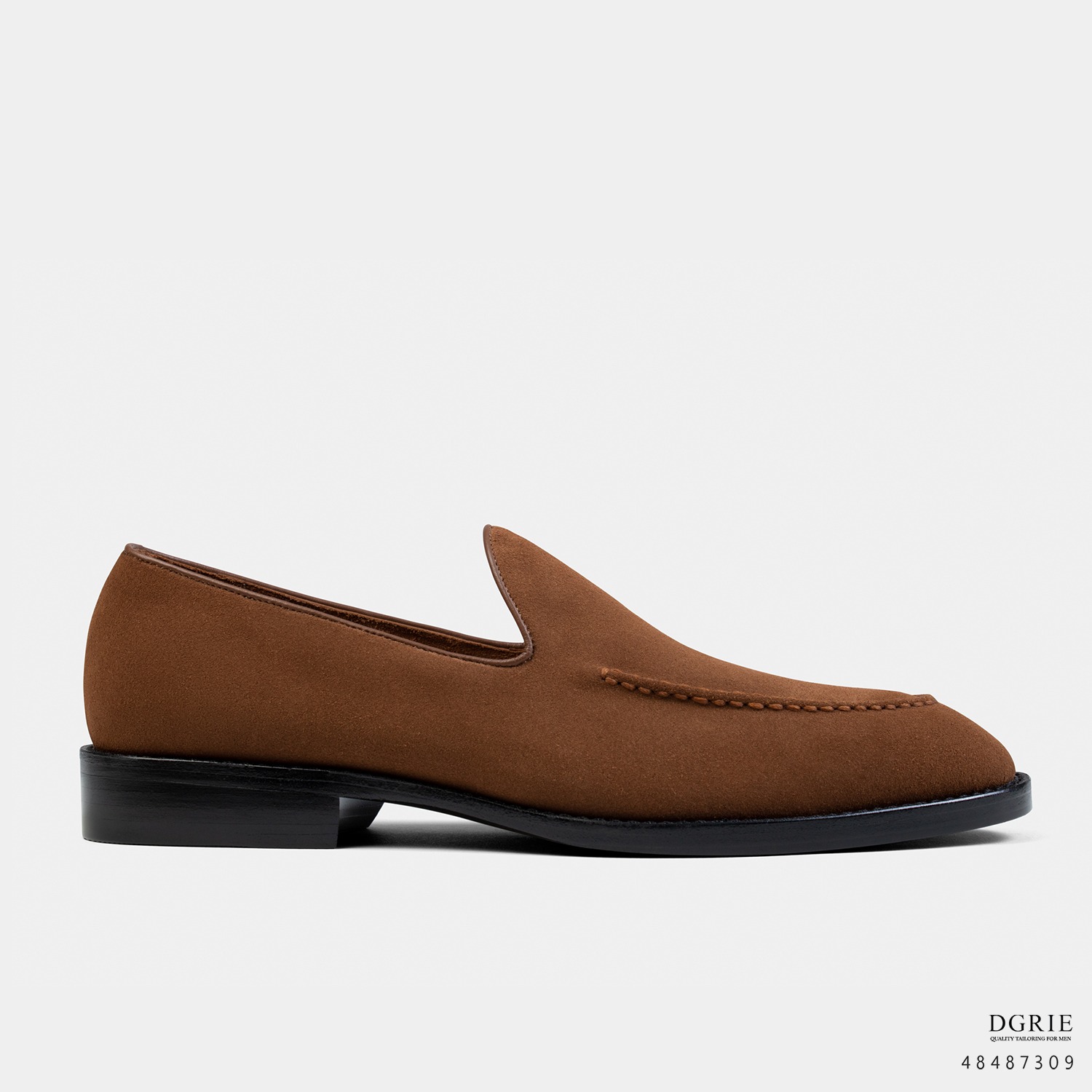 dgrie snuff suede tassel less loafers dgrie 4