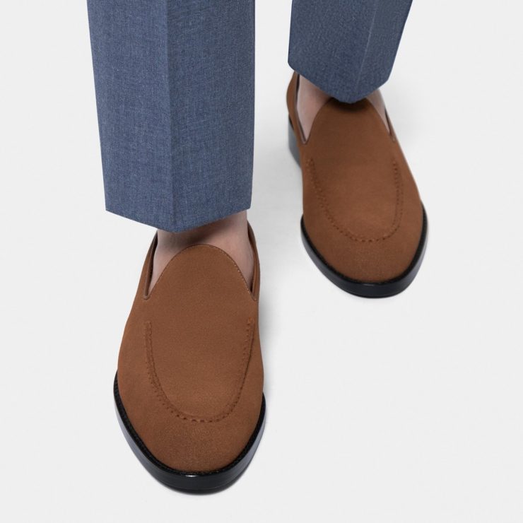 dgrie snuff suede tassel less loafers dgrie 7