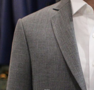 grey linen texture suit dgrie 2