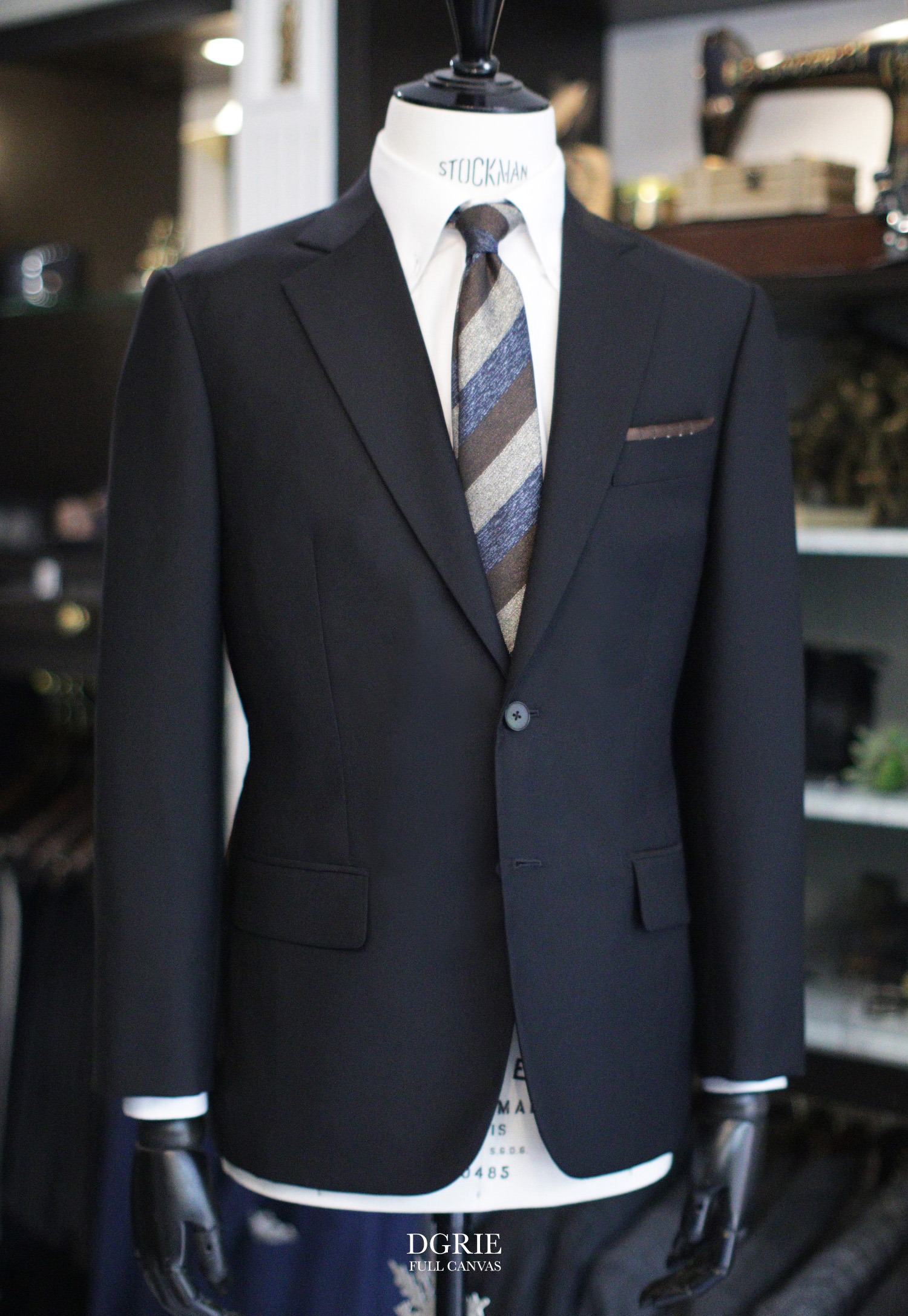 black full canvas suit dgrie 2