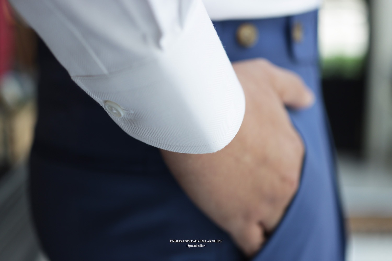 english spread collar shirt dgrie