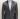 flannel grey peak lapel suit 100 wool dgrie 1