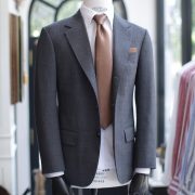 grey suit full canvas dgrie 2
