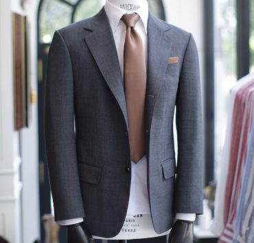 grey suit full canvas dgrie 2