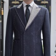 navy flannel db suit full canvas dgrie 10