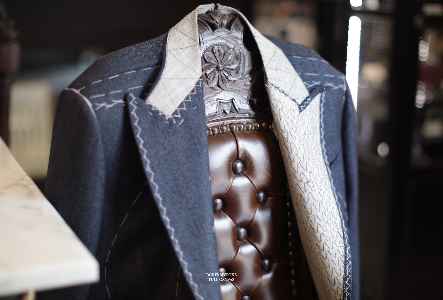 navy flannel db suit full canvas dgrie 2 navy flannel db suit full canvas dgrie 2