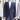 pinstripe navy full canvas suit dgrie 4