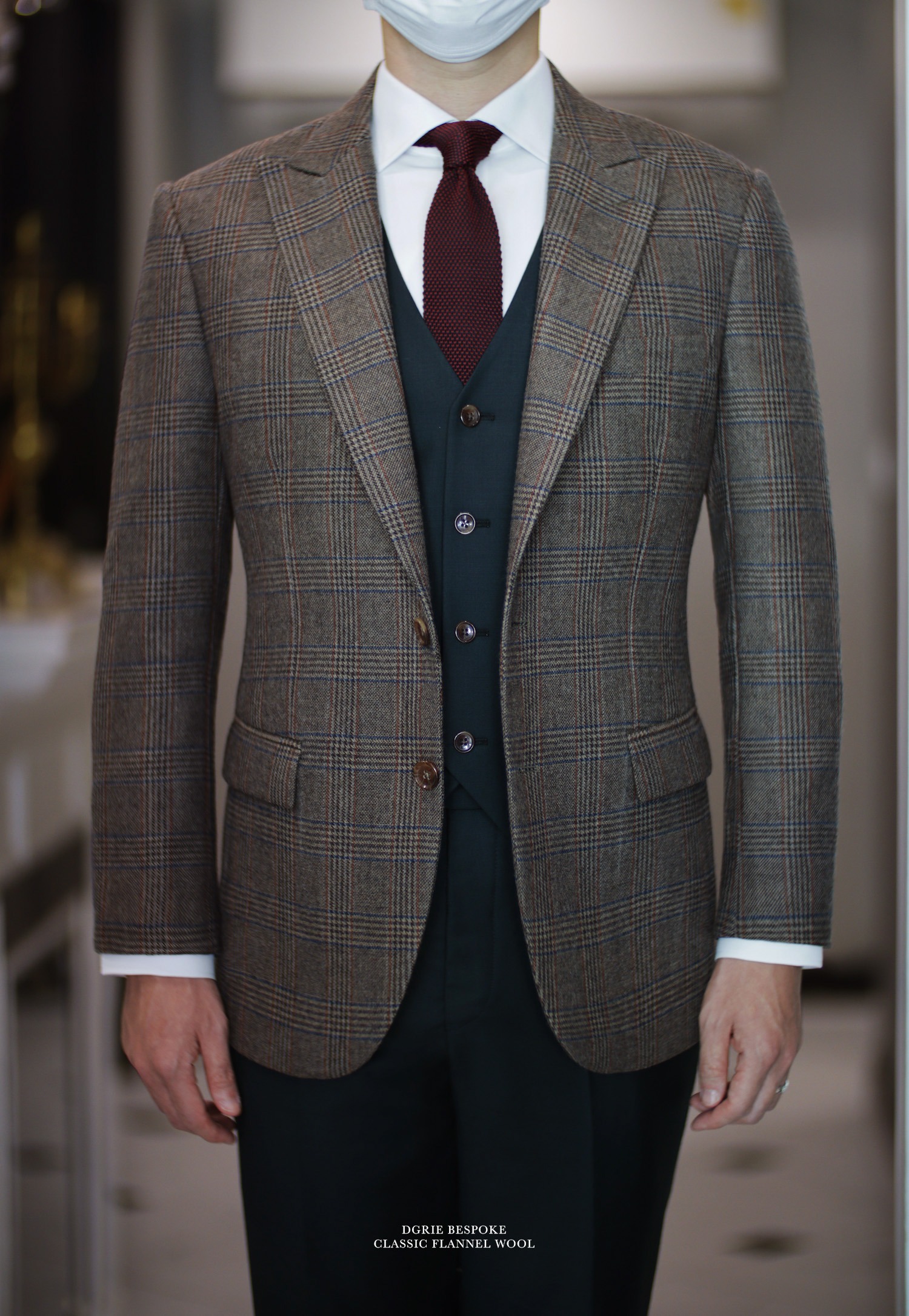 classic flannel wool suits dgrie