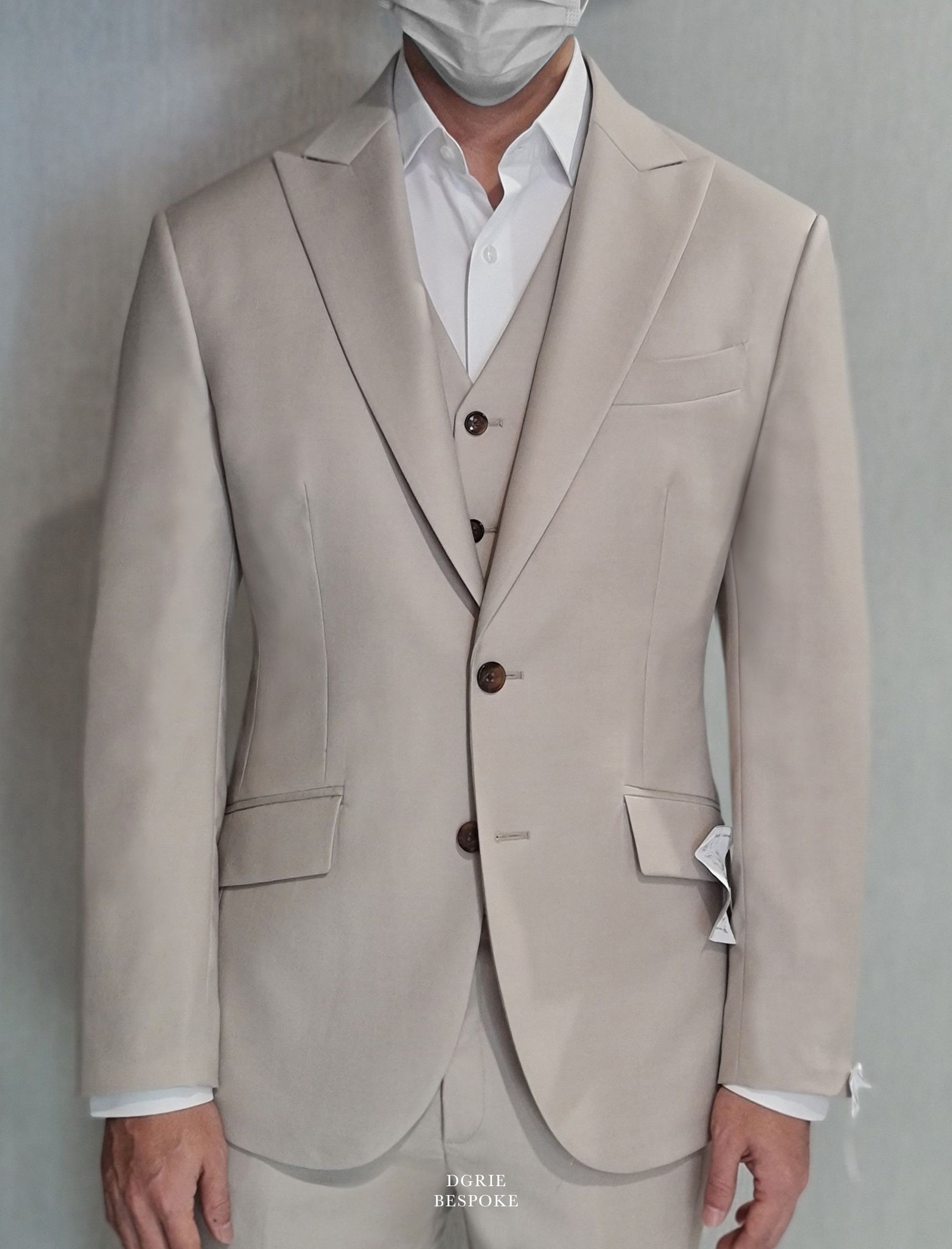 dgrie beige 3 piece suit 3 dgrie 1