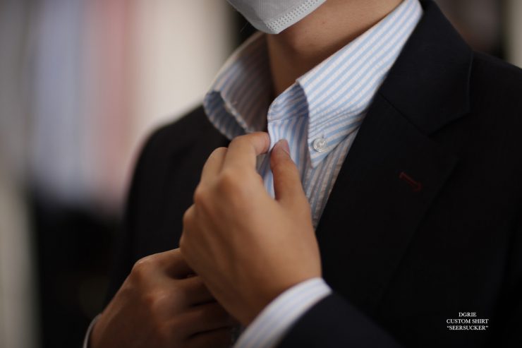 DGRIE Seersucker Button-Down Shirts : ตัดเชิ้ต เซียร์ซัคเกอร์ 6 dgrie button down seersucker shirts dgrie 2