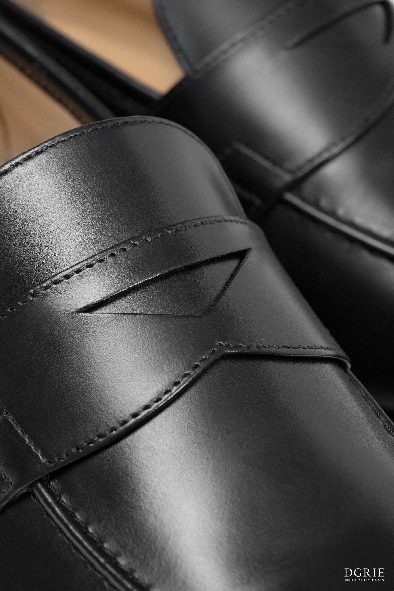 dgrie premium black penny loafer dgrie 3