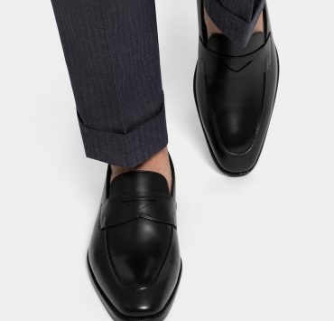 dgrie premium black penny loafer dgrie
