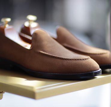 dgrie snuff suede tassel less loafers dgrie