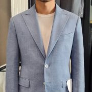 light blue linen suit dgrie 2