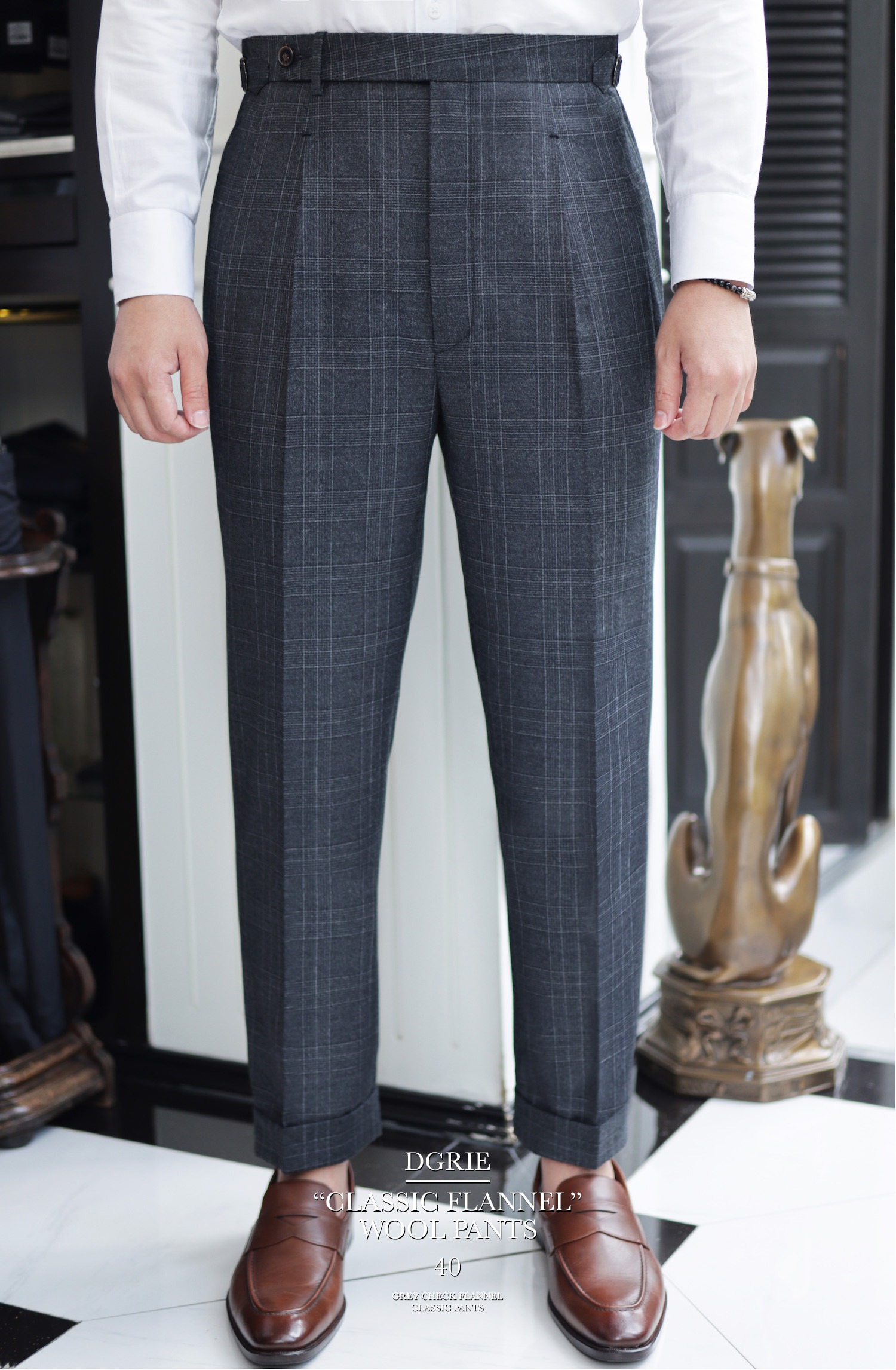 dgrie pants 40 flannel classic pants dgrie 5