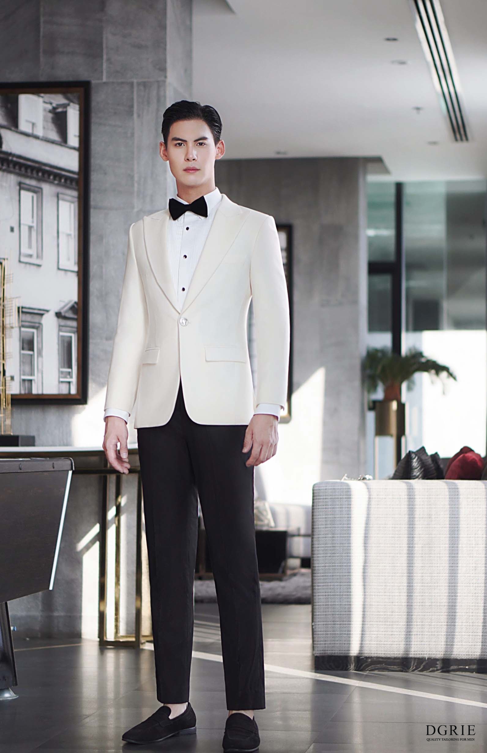 dgrie spotlight ivory wool tuxedo dgrie