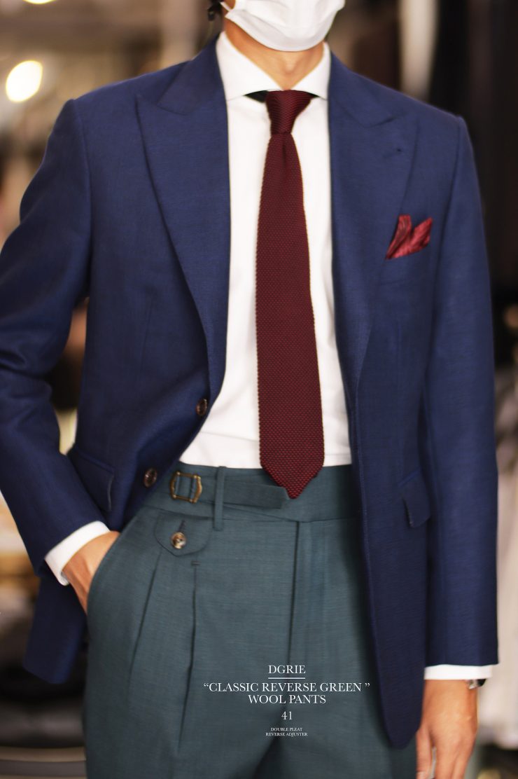 DGRIE PANTS 41: CLASSIC REVERSE GREEN กางเกงวินเทจ สีเขียว 98 dgrie pants 41 classic reverse green dgrie 5