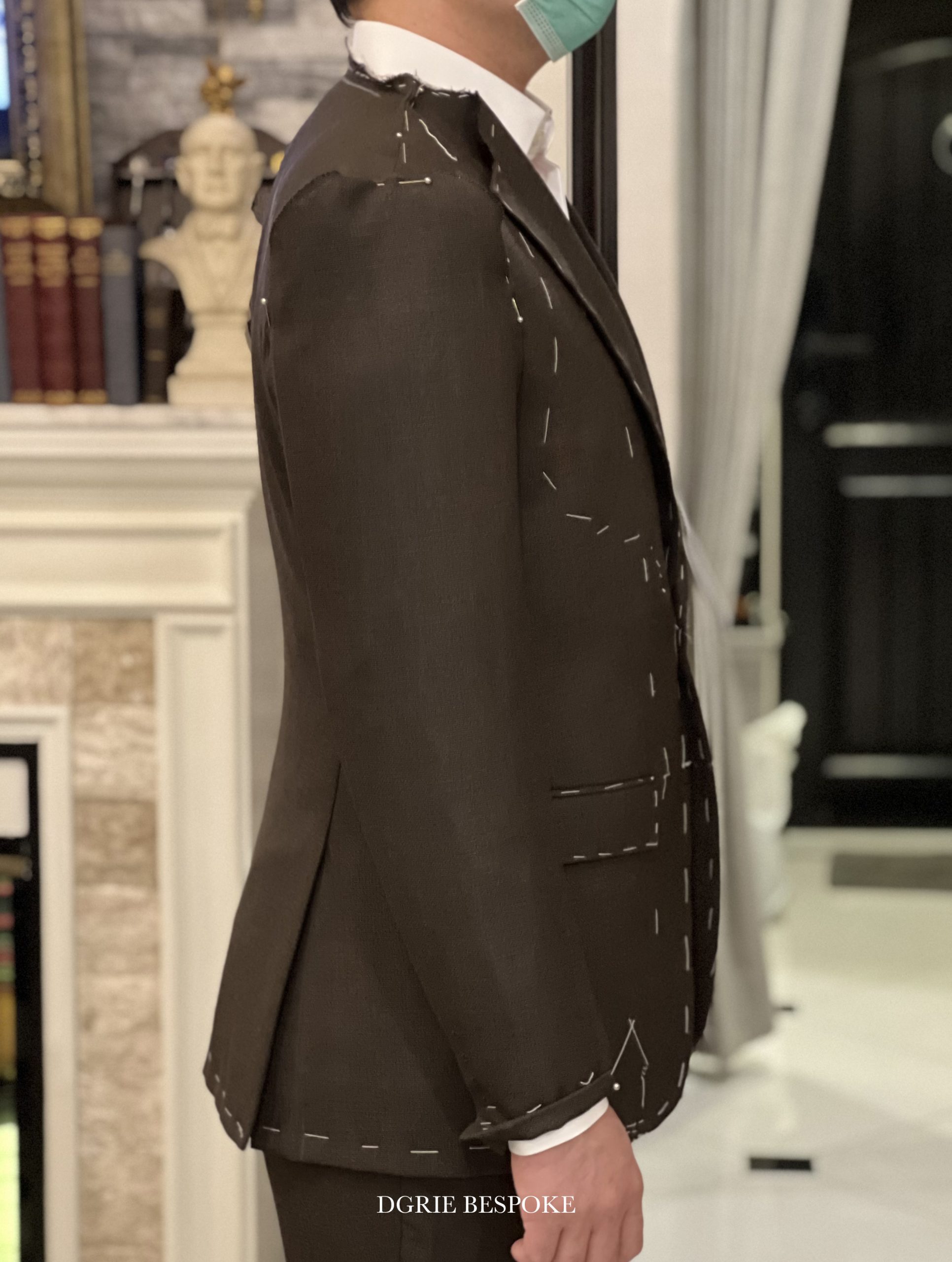 italy brown hopsack suit dgrie 2