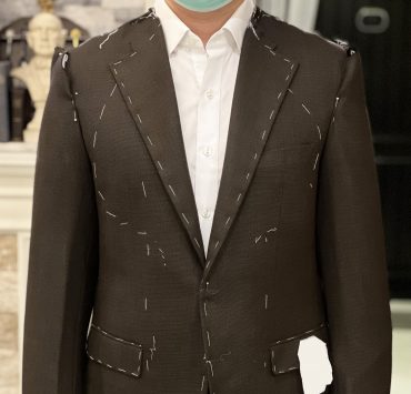 italy brown hopsack suit dgrie 3